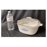 Corning Ware Cornflower 2-1/2 Qt Casserole wTop