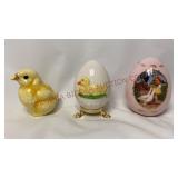 Goebel Chick & Duckling Egg, Hummel Goose Girl Egg
