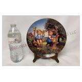 Danbury Mint MJ Hummel Apple Tree Boy & Girl Plate