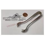 Steiff Corsage Sterling Silver Sugar Tongs 29grams