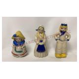 Vintage Dutch Figure, Boy & Girl Salt & Pepper Set