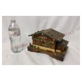 Vintage Swiss Chalet Jewelry Music Box - See Desc