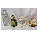 Mid Century Planter Vases - Boy, Dog & Humpty Dump