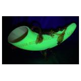 Victorian Stevens & Williams Cornucopia Vase Glows