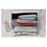 Assorted Fabrics - Mostly Pastels, Some Flannel