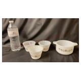 Dynaware Pyr-O-Rey Custard Bowls & Handled Bowl