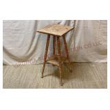 Victorian Square Parlor Table - Chipping Paint