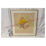 1992 Susie Sherk Wenger Painting w Poetry