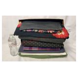 12"x15" Box of Assorted Fabrics - 9 pieces