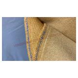 Roll of Burlap Style Fabric - Approx 55" Wide
