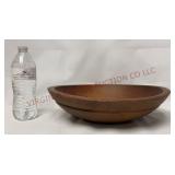 Vintage / Antique Wooden Dough Bowl - 12" Rim