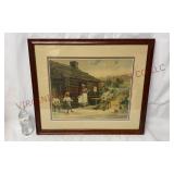 Down In Dixie Americana Framed Lithograph