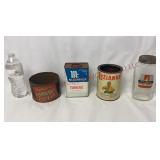 Vintage Coffee, Spice, Pickle Advertising Tins Jar