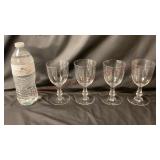 Baccarat Crystal 5.25" Glasses / Goblets - France
