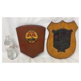 USS Nassau & USS Charleston Navy Plaques