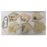 Vintage Embossed Greeting Cards - See Desc