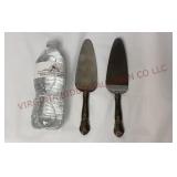 Web Sterling Silver Handled Cake Pastry Servers