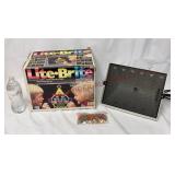 1980s Milton Bradley Lite Brite w Pegs - Powers On