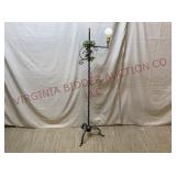 Adjustable Bridge Wrought Metal Floor Lamp - Works