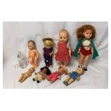 Vintage Doll Babies / Dolls - Lot of 8