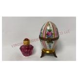 Marque Depose Petit Main Limoges Egg w Perfume