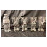 Anchor Hocking Etched Wildlife Pilsner Glasses - 4