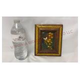 Vintage C. Simkin Enamel on Copper Framed Art