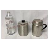 Vintage Grease Storage Canister & Shaker