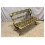 Vintage Outdoor Patio Park Bench - 45" Wide