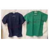 Womens Scrubs Shirts - Size XS & S