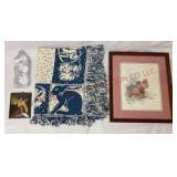 Bunny Rabbit Wall Art & Throw Blanket