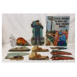 Dennison Transportation Die Cuts & Police Poster