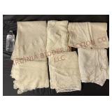 Vintage Lace Tablecloths - 6 - Various Sizes