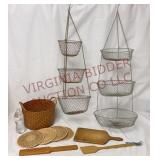 Basket, Trivets, Wire Hanging Baskets & More!!!