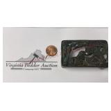 17th Century Copper Foil Carving Goss Ink Bed