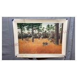 Durant Ball Quail Lithograph - Numbered & Signed