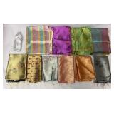 1/2 Yard Silk Fabric - Dragons, Butterflies, More!