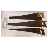 Vintage Hand Saws - 3 - Disston & Unbranded