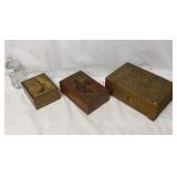 Vintage Wooden Keepsake Boxes - 3