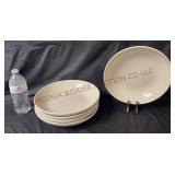 Vintage Hall Pottery 10.5" Salad / Pasta Bowls - 6