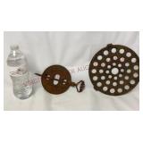 Griswold 5" Spindle & Griswold 8" Trivet #208
