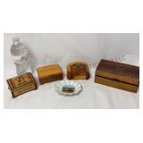 Wooden Souvenir Boxes & Mobile AL Trinket Dish