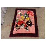 Vintage Gold Excel Tom & Jerry Boom Box Blanket