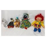 Parade Pets Bear, Topsy Turvey & Raggedy Ann Dolls