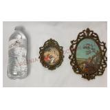 Vintage Italian Brass Oval Frames by Action