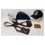 Shoulder Holster, Case, NRA Hat & Bi-fold Wallet