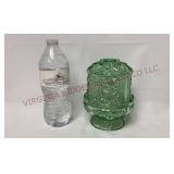 Vintage Indiana Glass Stars & Bars Fairy Lamp