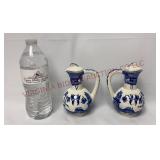Vintage Blue Willow Oil & Vinegar Cruet Set