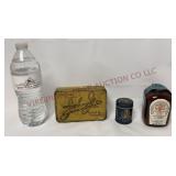 Humidor Can & Snuff Tin, Levi Garrett Snuff Bottle