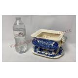 Vintage Japanese Sauce Tureen w Underplate